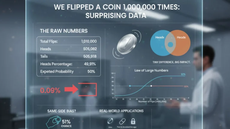 flip a coin 100000 times experiment