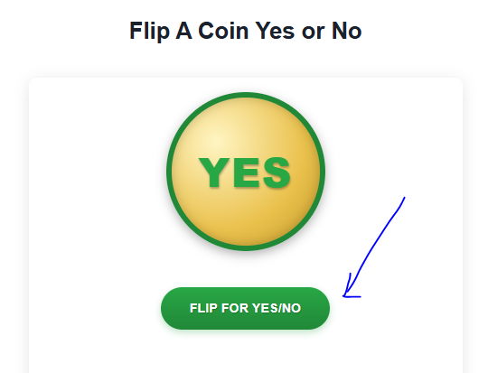 yes or no coin flip tool