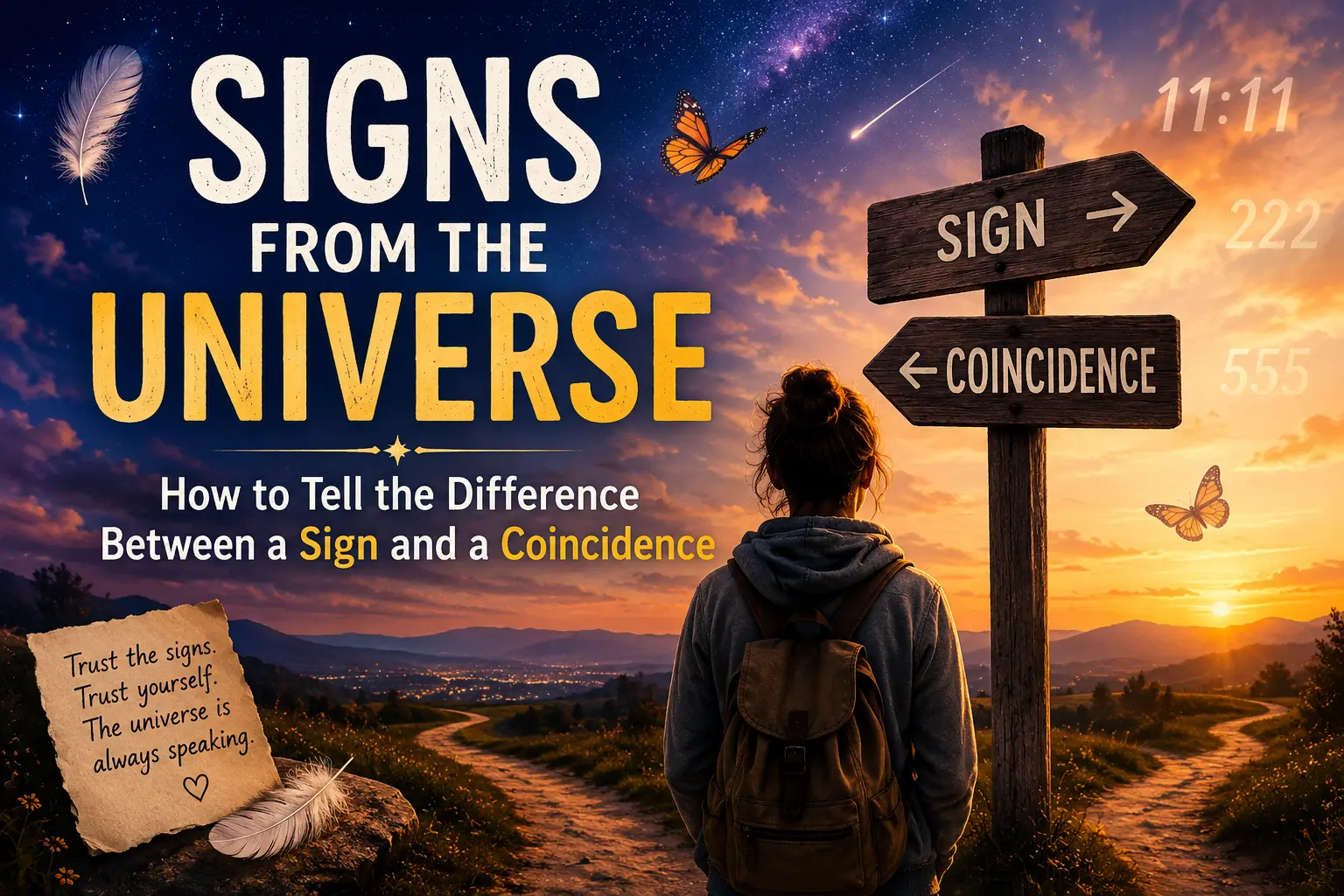 How to Tell the Difference Between a Sign and a Coincidence