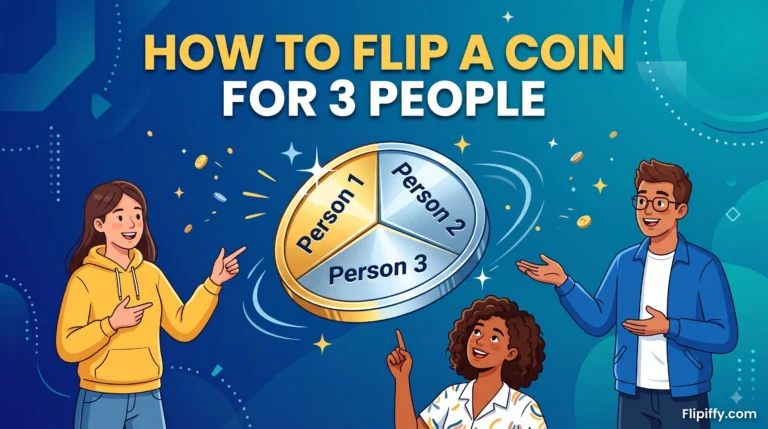 How to Flip a Coin for 3 People Easily